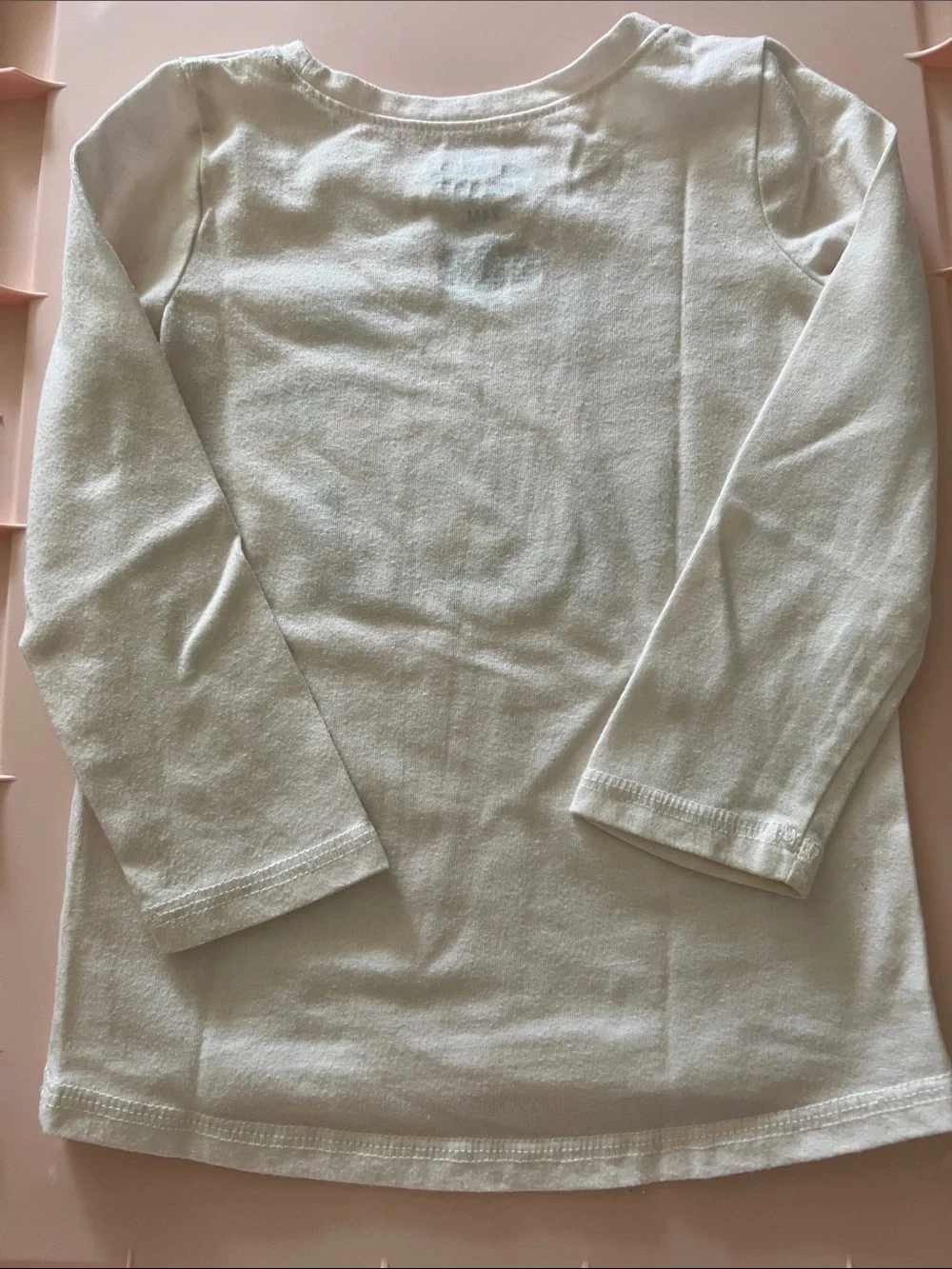 jumping beans White Long Sleeve Tee with Multicolor Rainbow Sun